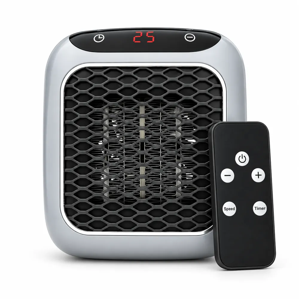ÉcoChauffage 800W, radiateur mural céramique avec télécommande